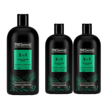 Load image into Gallery viewer, TRESemme 2in1 Shampoo &amp; Conditioner Replenish &amp; Cleanse for All Hair 900ml, 3pk