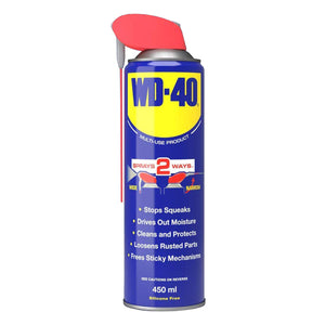 WD-40 Multi-Use Lubricant Smart Straw Spray 450ml x6, Removes Grease, Stops Rust