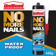 Load image into Gallery viewer, UniBond No More Nails Indoor &amp; Outdoor Waterproof Cartridge 450g, 4Pk