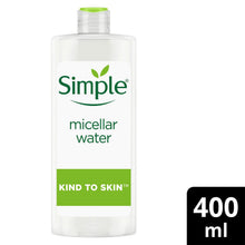 Load image into Gallery viewer, Simple Micellar Cleansing Water Hydrating Makeup Remover, 200ml or 400ml