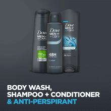 Load image into Gallery viewer, Dove Men+Care Gift Set Restore Clean Comfort Bodywash, Shampoo, Deodorant &amp; Pad