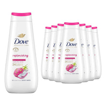 Load image into Gallery viewer, Dove Advanced Care Body Wash Replenishing 24Hr Renewing Micromoisture 400ml, 8Pk