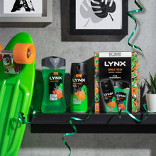 Load image into Gallery viewer, Lynx Jungle Fresh THE WINGMEN Body Spray &amp; Body Wash Duo Gift Set for Him