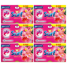Load image into Gallery viewer, Surf 3 in 1 Laundry Washing Detergent Capsules Tropical Lily, 216 Washes