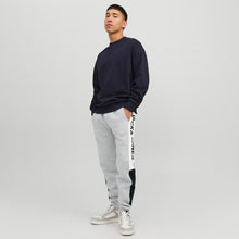 Load image into Gallery viewer, Jack &amp; Jones Jwhwill Logo Joggers Men's Sweatpants Light Grey Cuffed Bottoms XXL