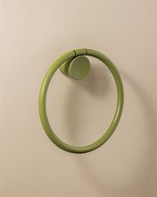 Load image into Gallery viewer, Cosmic Hand Towel Ring Olive Geyser