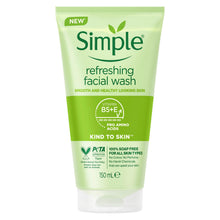 Load image into Gallery viewer, Simple Skincare Range -Refreshing Face Wash 150ml or Eye Make-Up Remover Pads 30