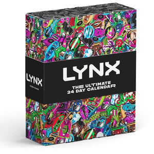 Lynx THE ULTIMATE 24-Day Calendar Christmas Countdown Gift Set for Him