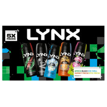 Load image into Gallery viewer, LYNX Fragrance Edition Gift Set 5 piece, Choose your pack 1,2,3 or 4