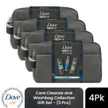 Load image into Gallery viewer, Dove Men+Care Cleanse+Care Washbag Gift Set 3 piece, Choose your pack 1,2,3 or 4