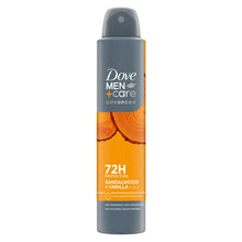 Load image into Gallery viewer, Dove For Men Sandalwood and Vanilla Bundle Deodorant Spray and Body Wash