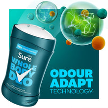 Load image into Gallery viewer, Sure Whole Body Ocean Rush Bundle Spray, Cream &amp; Stick with Odour Control