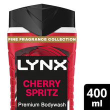 Load image into Gallery viewer, Lynx Fine Fragrance Cherry Spritz Bundle Body Wash, Spray &amp; Stick for Men
