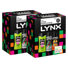 Load image into Gallery viewer, LYNX All Stars Trio &amp; Body Scrub Gift Set 3 piece, Choose Your Pack Size 1,2,3 or 4