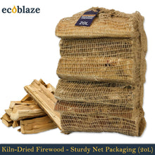 Load image into Gallery viewer, Ecoblaze Kiln-Dried Firewood Logs 20L, Eco Fuel Ready to Burn for Wood Burners