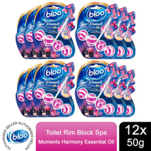 Load image into Gallery viewer, Bloo Toilet Rim Block with Essential Oils for Lasting Freshness&amp;Cleanliness 12pk