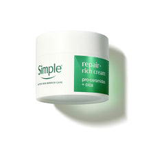 Load image into Gallery viewer, Simple Repair+ Moisturiser Gentle Nourishing &amp; Soothing Daily Face Cream, 50ml