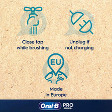 Load image into Gallery viewer, Oral-B Pro Junior Electric Rechargeable Toothbrush for Kids Aged 6+, Purple