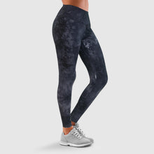 Load image into Gallery viewer, Women's Leggings High Waist Tye Dye Stretchable Comfy Sportswear, Grey - Size 10