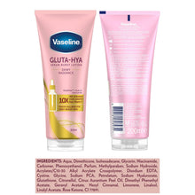 Load image into Gallery viewer, Vaseline Body Lotion Gluta-Hya Dewy Radiance Serum Burst Skin Care 200ml, 6 Pack