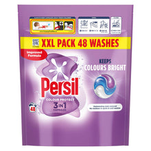 Load image into Gallery viewer, Persil XXL 3 in-1 Washing Capsules Colour Protect Keeps Colour Bright 48W, 3pk