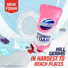 Load image into Gallery viewer, Domestos Power Foam Toilet &amp; Bathroom Cleaner Spray Floral Burst 380ml, 6 Pack