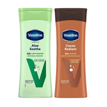 Load image into Gallery viewer, Vaseline Intensive Care Duo Body Lotion Aloe Soothe &amp; Cocoa Radiant, 400ml Each