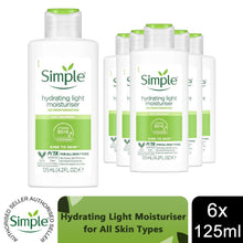Load image into Gallery viewer, Simple Kind to Skin Hydrating Moisturiser Light or Rich 50ml/125ml, 3 or 6 Pack