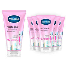 Load image into Gallery viewer, Vaseline Gluta Hya Dewy Radiance Serum Burst Lotion 75ml 6 Pack
