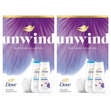 Load image into Gallery viewer, Dove Unwind Duo Advance Gift Set with Exfoliating &amp; Anti Stress Bodywash