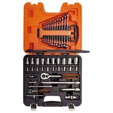 Load image into Gallery viewer, BAHCO S410 SOCKET SET 41PC 1/4IN &amp; 1/2SQDR