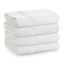 Load image into Gallery viewer, Supreme Egyptian Collection 100% Cotton Soft Hand Towel White, 50x85 cm 4pk