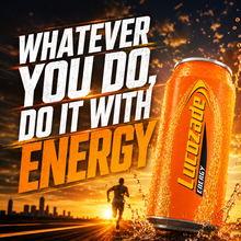 Load image into Gallery viewer, Lucozade Orange Glucose Sparkling Drink 330ml Fizzy Energy Beverage