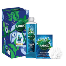 Load image into Gallery viewer, Radox Ultimate Bath Collection 2 Pieces Gift Set for Her with Shower Puff