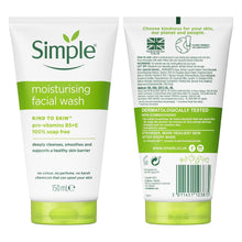 Load image into Gallery viewer, Simple Face Wash Range-Moisturising, Refreshing, Clear Pore Scrub or Glow, 150ml