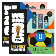 Load image into Gallery viewer, FIFA Fans Favourites Gift Set for Him Body Wash, Spray &amp; Skills Ball + Pump