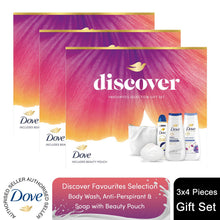 Load image into Gallery viewer, Dove Discover Selection+Beauty Gift Set Nourishing Bodywash, APA &amp; Shea Soap
