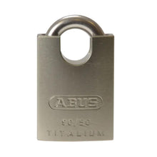 Load image into Gallery viewer, 90RK/50 TITALIUM Padlock Closed Shackle Carded