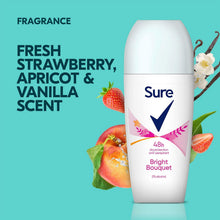 Load image into Gallery viewer, Sure Women Roll On Bright Bouquet AntiPerspirant Deo 48H Protection, 6x50ml