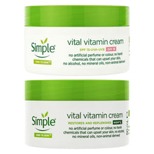Load image into Gallery viewer, Simple Kind to Skin Face Cream - Day SPF15 or Night Cream, Hydrating 50ml, 2 Pack
