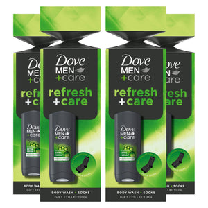 Dove Men+Care Gift Set Refresh+Care Extra Fresh Body Wash & Socks 1 Piece