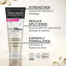 Load image into Gallery viewer, John Frieda Profiller+ Haircare Range- Shampoo, Conditioner, Spray &amp; Super Fluid