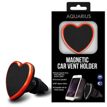 Load image into Gallery viewer, 2xAquarius Universal Magnetic Heart Shaped Phone Car Mount with Firm Grip, Red