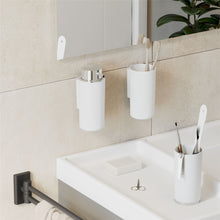 Load image into Gallery viewer, COSMIC Toothbrush Holder Light Grey, Screw Mounted, 6.2x6.8x12 cm
