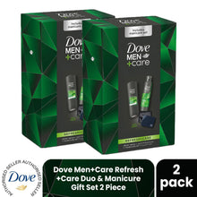 Load image into Gallery viewer, Dove Men+Care Refresh+Care Duo &amp; Manicure Gift Set 2 piece, Choose Your Pack Size 1,2,3 or 4