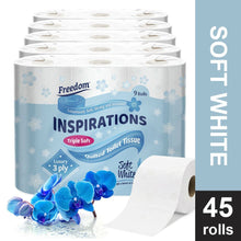 Load image into Gallery viewer, Freedom Inspirations Quilted 3 Ply Scented Toilet Paper - 45 / 90 / 135 Rolls