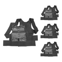 Load image into Gallery viewer, Aquarius Magnetic Adjustable Therapy Back Shoulder Corrector Belt Black, Pack 4