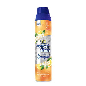 1001 Carpet Fresh Feel Energised Upholstery Odour Remover Spray, 6x300ml
