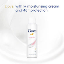 Load image into Gallery viewer, Dove Powder Soft Anti-Perspirant Deodorant Spray for 48H Protection 200ml, 12pk