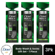 Load image into Gallery viewer, Dove Men+Care Refresh+Care Wash &amp; Socks Gift Set 1 piece, Choose pack 1,2,3 or 4